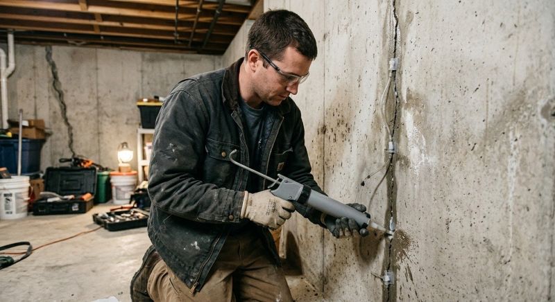 Basement Crack Repair in Levittown, PA