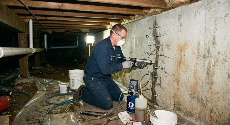 Basement Foundation Repair in Birmingham, NJ