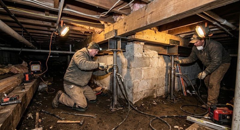 Basement Foundation Repair in Cherry Hill, NJ