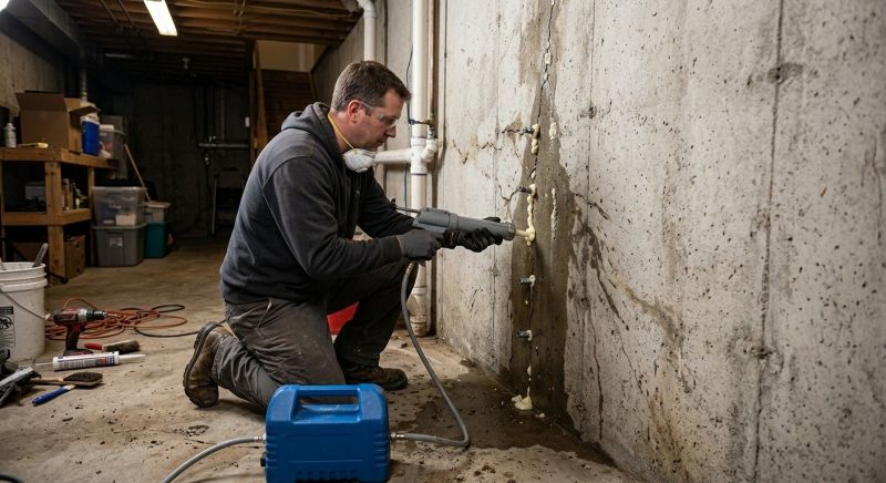 Basement Foundation Repair in Haddonfield, NJ