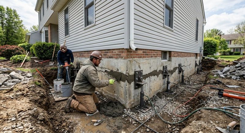 Basement Foundation Repair in Lawrence Township, NJ