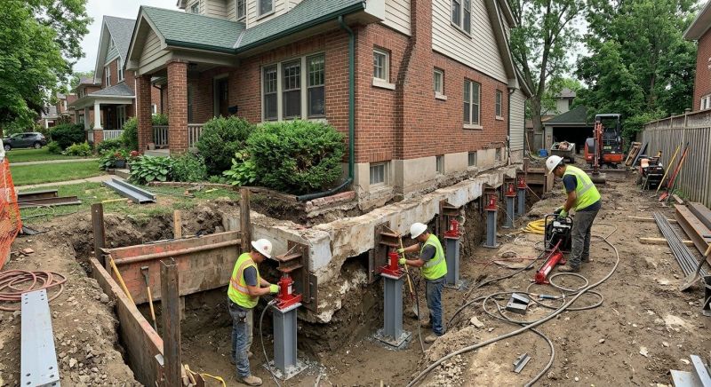 Basement Underpinning in Levittown, PA