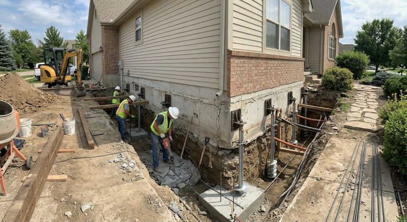 Basement Underpinning in Levittown, PA