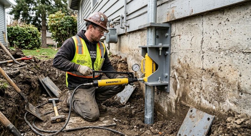 Concrete Foundation Leveling in Fairless Hills, PA