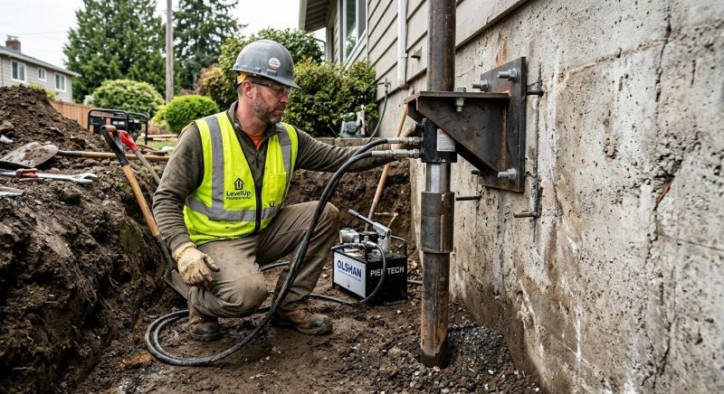 Concrete Foundation Leveling in Warminster, PA