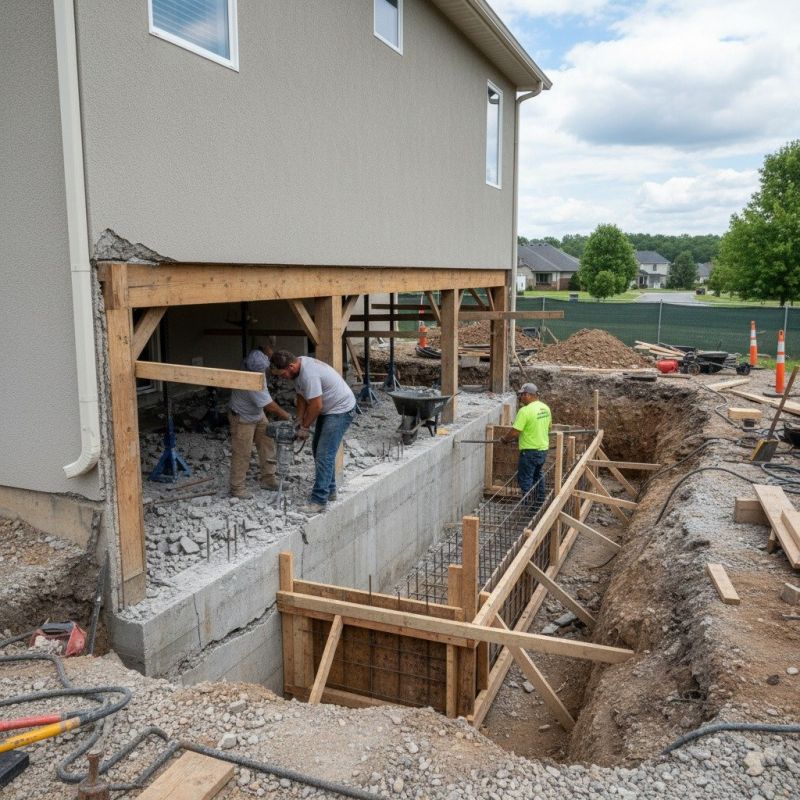 Concrete Foundation Repair in Burlington, NJ