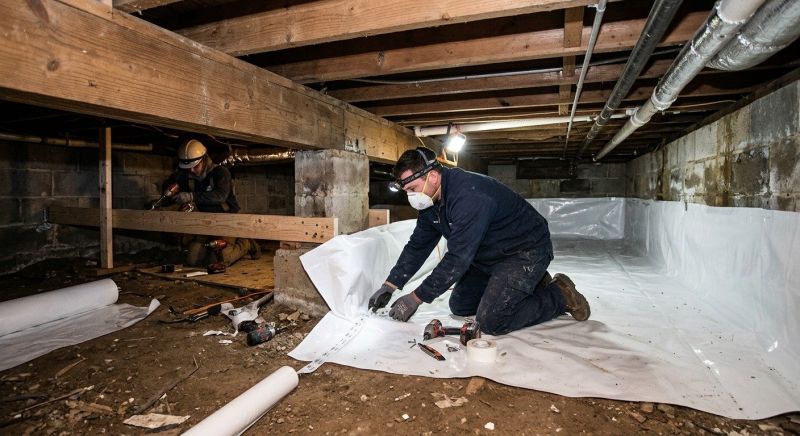 Crawl Space Leveling in Levittown, PA