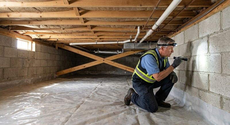 Crawl Space Leveling in Levittown, PA