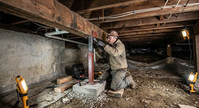 Crawlspace Foundation Repair in Hopewell, NJ