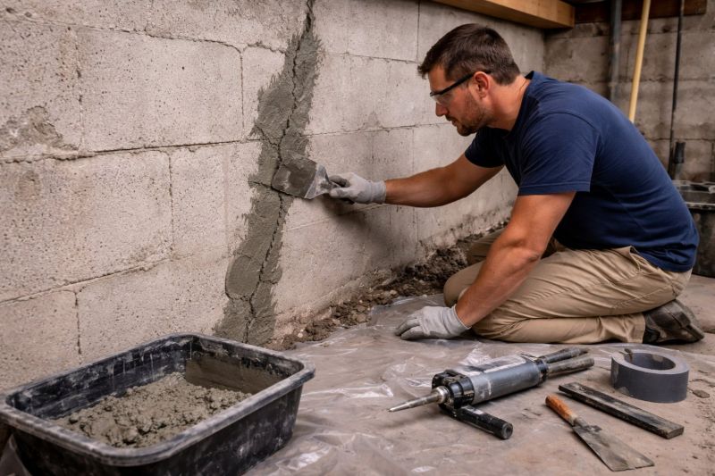 Foundation Crack Repair in Bala Cynwyd, PA