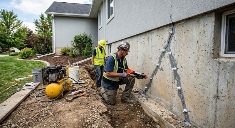 Foundation Crack Repair in Lambertville, NJ