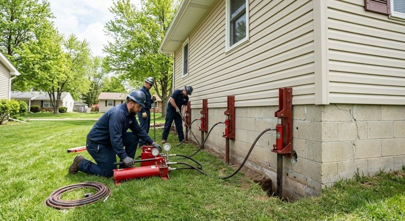 Foundation Jacking in Bristol, PA