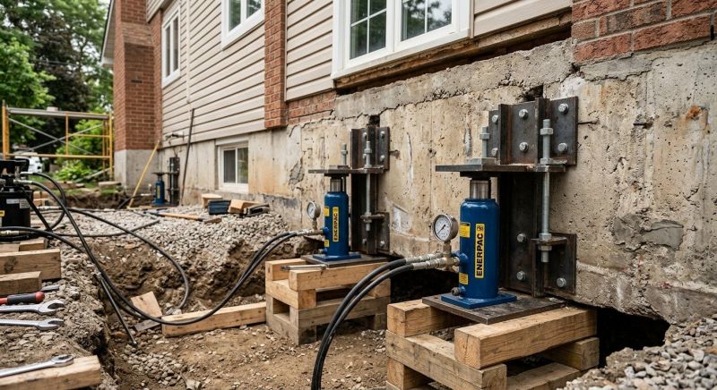 Foundation Jacking in Cheltenham, PA