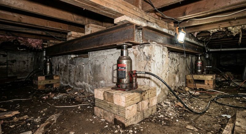 Foundation Jacking in Dublin, PA