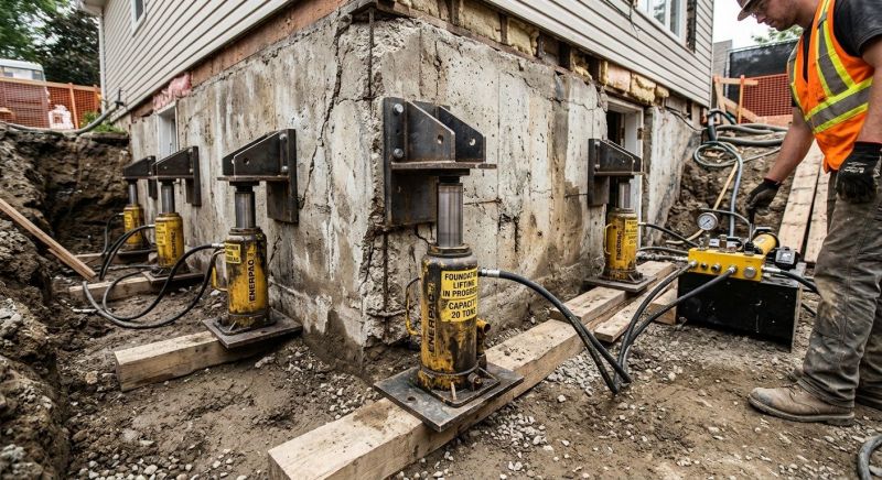 Foundation Jacking in Lambertville, NJ