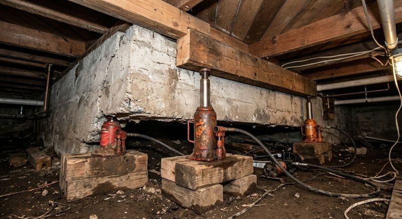 Foundation Jacking in Newtown, PA