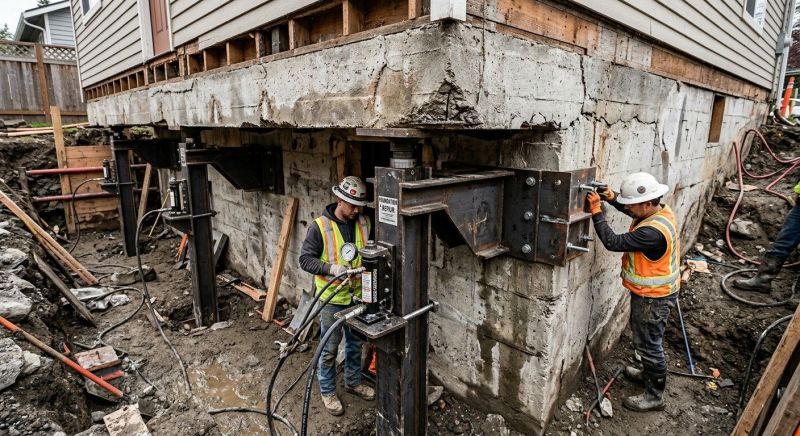 Foundation Lifting in Cheltenham, PA