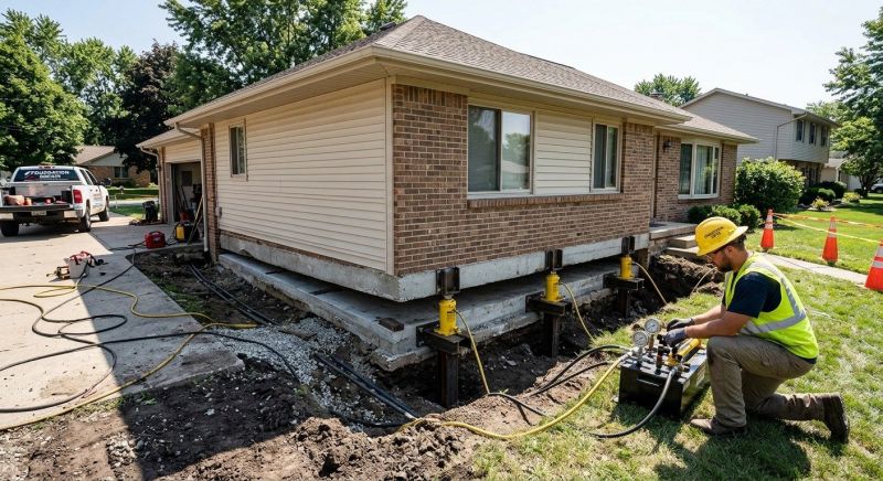 Foundation Lifting in Florence, NJ