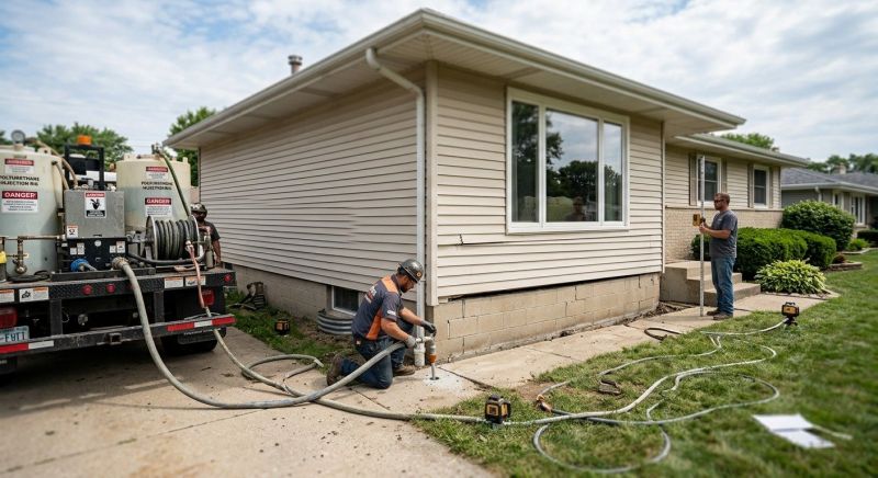 Foundation Lifting in Morrisville, PA