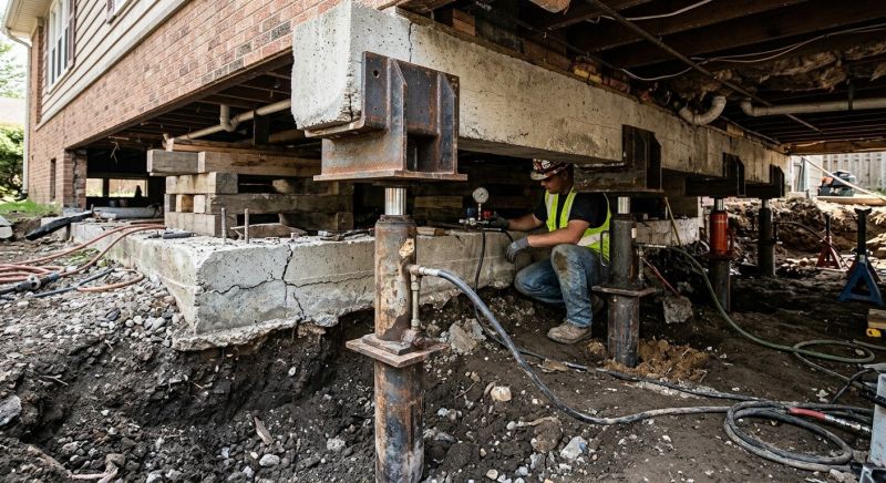 Foundation Lifting in New Egypt, NJ