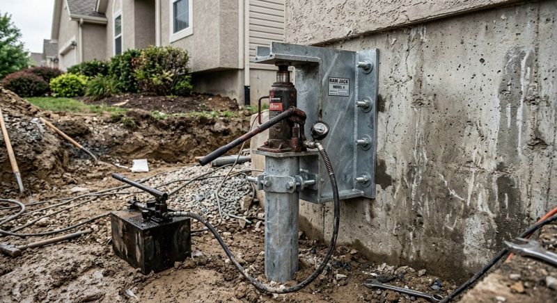 Foundation Pier Leveling in Levittown, PA