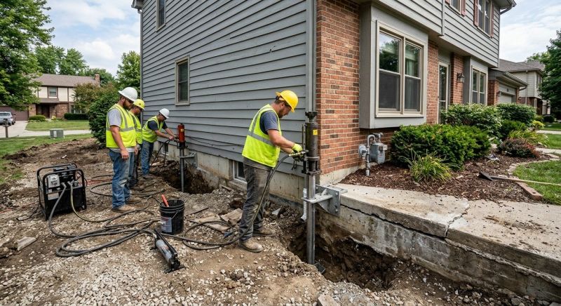 Foundation Stabilizing in Chalfont, PA