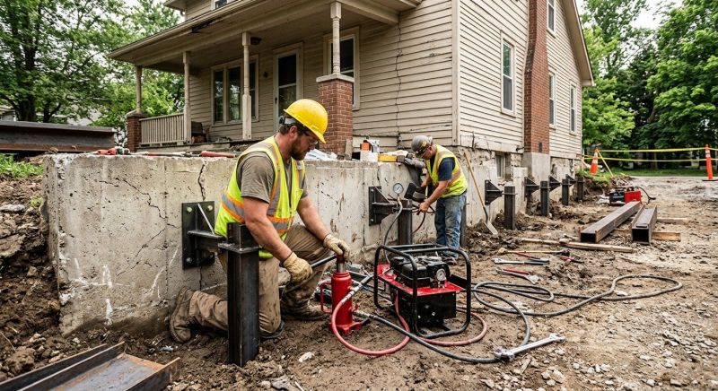 Foundation Stabilizing in Warrington, PA