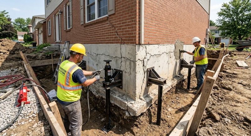 Foundation Structural Repair in Chalfont, PA