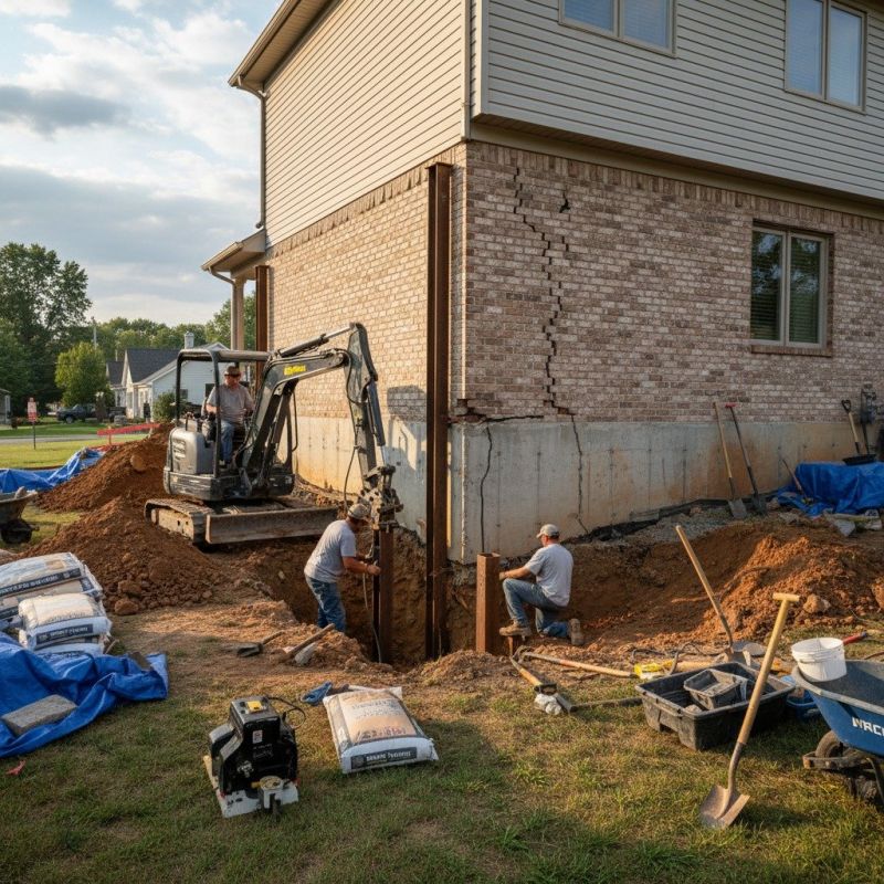 Foundation Structural Repair in Lawrence Township, NJ