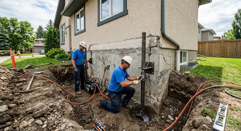 Helical Pile Installation in Levittown, PA