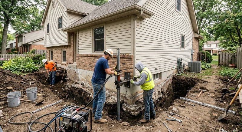 House Foundation Repair in Haddon Heights, NJ
