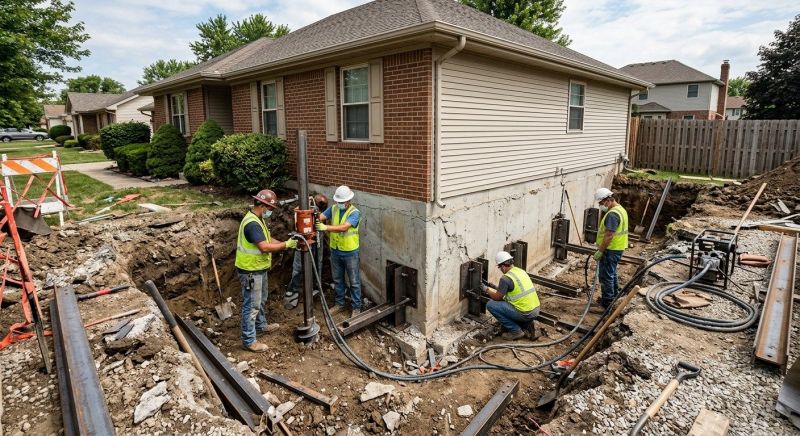 Residential Foundation Repair in Levittown, PA