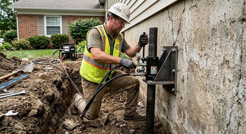 Settling Foundation Service in Doylestown, PA
