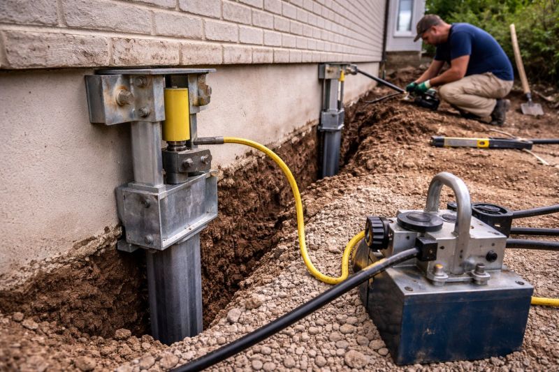 Sinking Foundation Repair in Burlington County, NJ