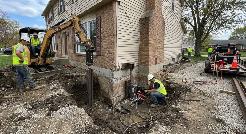 Sinking Foundation Repair in Ringoes, NJ