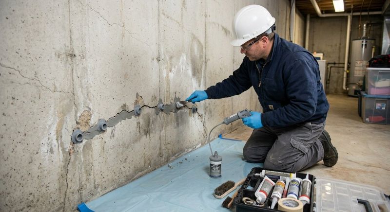 Structural Crack Repair in Levittown, PA