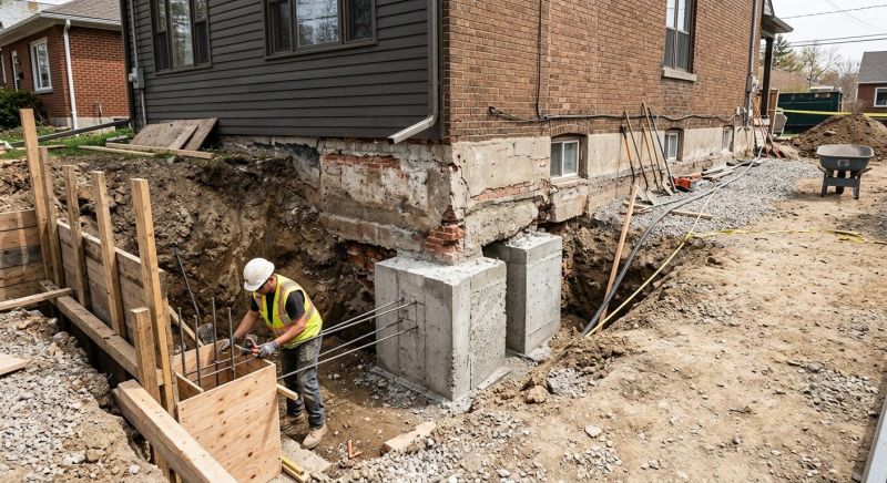 Structural Underpinning in Levittown, PA