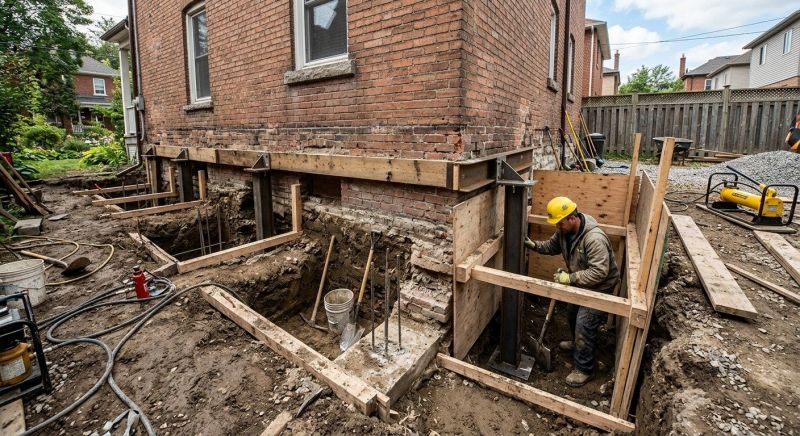 Structural Underpinning in Levittown, PA