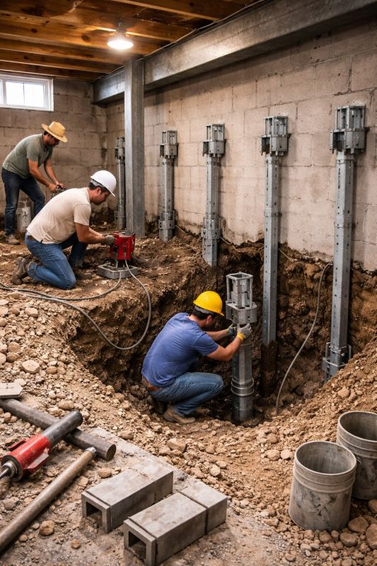 Underpinning Repair in Levittown, PA